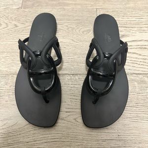 Hermes Egerie Rubber Flipflop Sandal